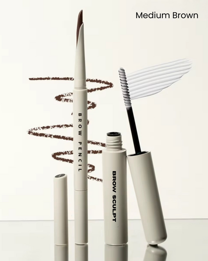 Brow Scultping Kit- Medium Brown